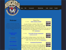 Tablet Screenshot of newcastlewrestlingclub.com